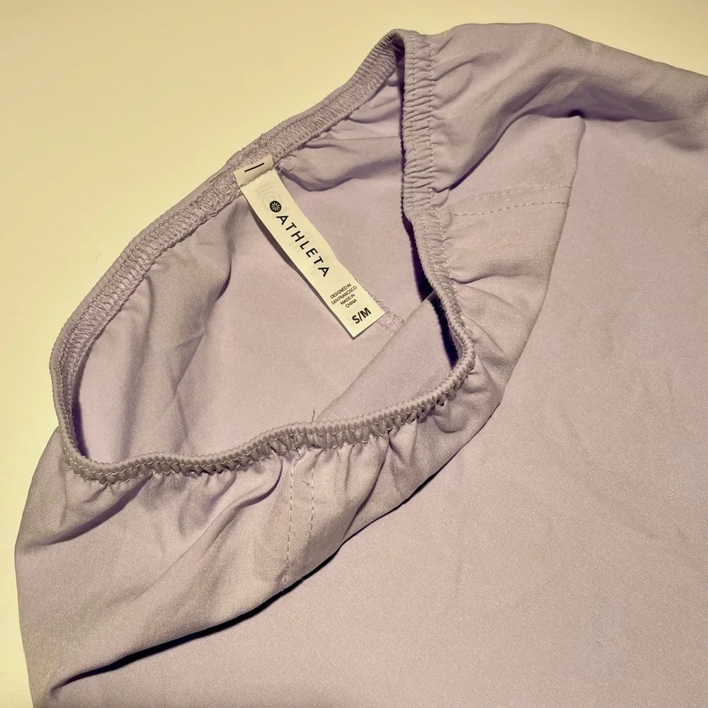 ATHLETA Women's Small/Medium Made to Move Gaiter Mask Lavender Periwinkle Purple